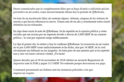 Tras más de un año, Inés Gómez Mont reapareció con este mensaje