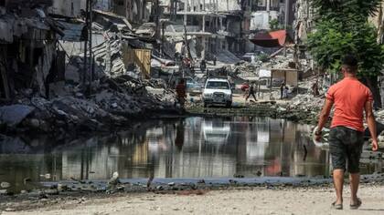 Tras nueve meses de guerra, un trabajador de una organización humanitaria aseguró que Gaza se encuentra "en un estado de anarquía". Foto: Getty Images