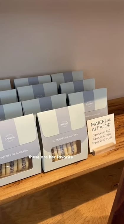Tras su visita al local argentino, Máxima se llevó a casa los alfajores de maicena