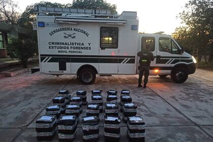 Tras una investigación de la Gendarmería, fueron decomisados 423 kilos de cocaína