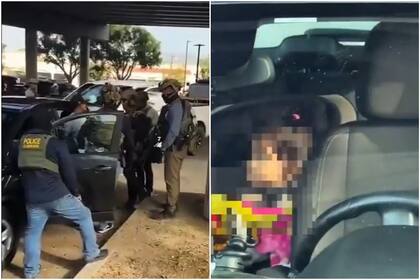 Tras una redada migratoria en Cypress Park, agentes federales se llevaron un auto de un hombre detenido, con su hija de un año en el asiento trasero