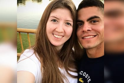 Tras una relación virtual, se conocieron personalmente. Foto Facebook Raylane Vanzella