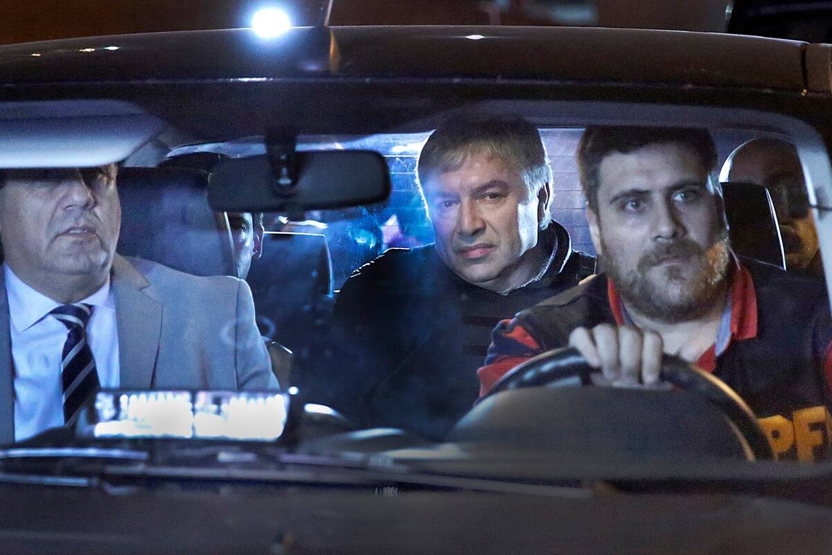 Trasladan a Lázaro Báez a los tribunales de Comodoro Py para declarar ante Casanello