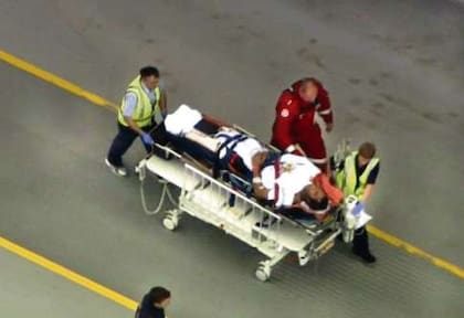 Travaglini, en el hospital