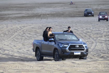 Travesías en las zonas de médanos de Pinamar y Villa Gesell
