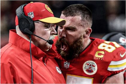 Travis Kelce prepoteó a su entrenador en medio de la final de la NFL