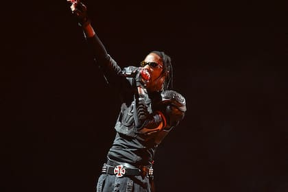 Travis Scott durante su gira Circus Maximus en Inglewood, California. El rapero estará en el Movistar Arena el 9 de septiembre