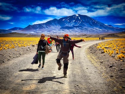 Trekking por el Balcón de Pissis, en medio de un paisaje lunar.