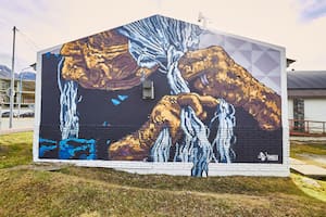 Ushuaia se llenó de murales para celebrar sus 140 años
