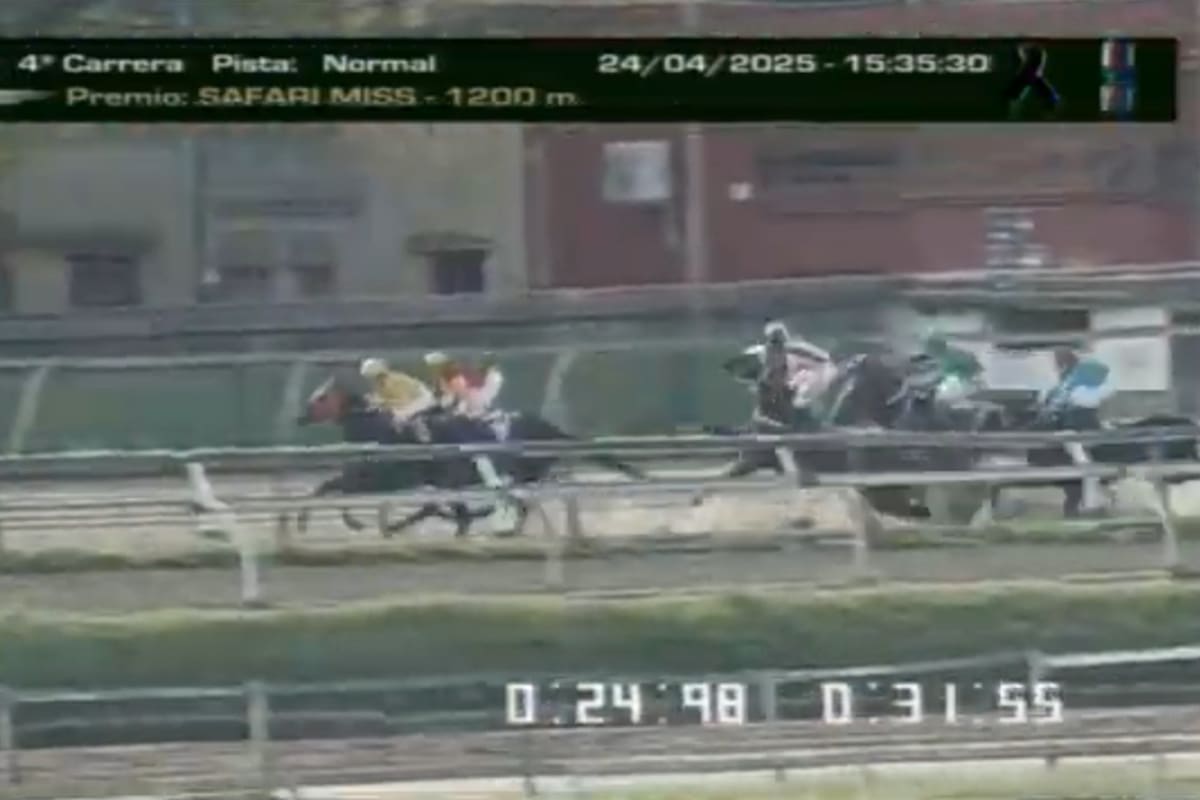 Tres caballos y jockeys cayeron en la cuarta carrera de La Plata; una hora más tarde, se suspendió la fecha en medio de incidentes por la atención médica