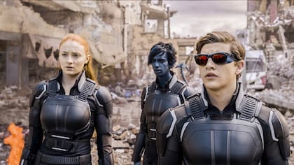 Tres de los personajes de X-Men Apocalipsis