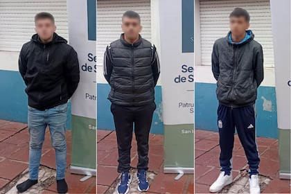 Tres de los sospechosos detenidos
