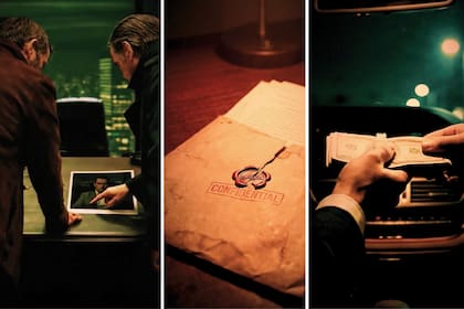 Tres escenas de la serie "Política ficción", de Jorge Fernández Díaz, que termina este domingo