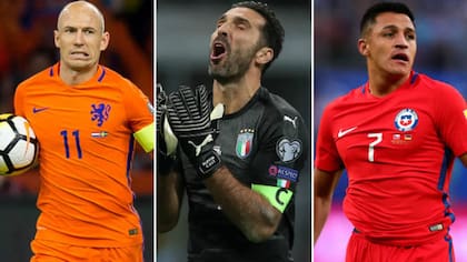 Tres figuras que estarán ausentes en Rusia