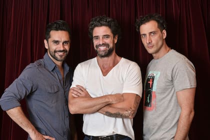 Tres galanes al desnudo: Gonzalo Heredia, Luciano Castro y Luciano Cáceres