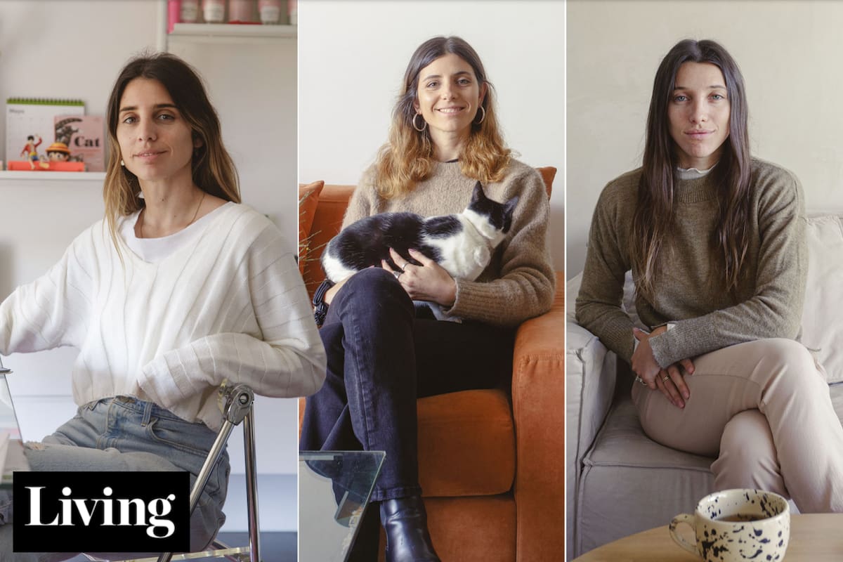 tres hermanas, vecinas de un edificio con vista al río en Olivos
