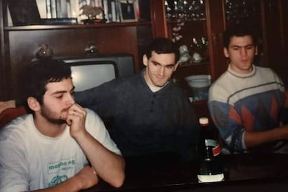 Tres hermanos Lorusso: Claudio, Massimo y Paolo