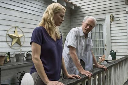 Eastwood con su hija Alison, que interpreta ese mismo rol en el film