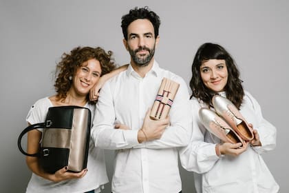 Tres integrantes de una nueva generación de marroquineros; con el respaldo del legado familiar crearon proyectos propios