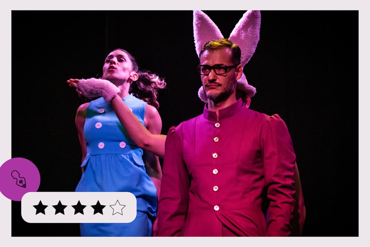 Tres intérpretes a las órdenes de Carlos Trunsky en "Alicia al socavón", los domingos, en el Teatro El Grito