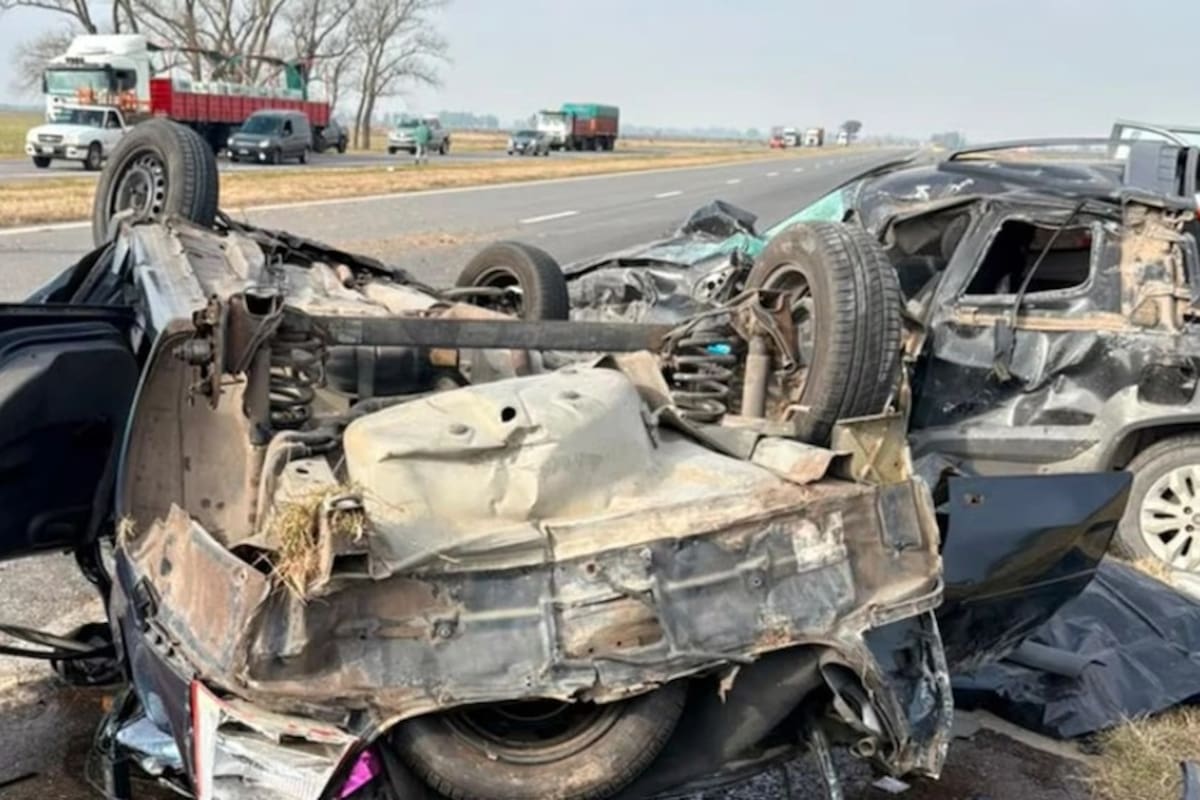 Tres muertos en un choque en ruta 7