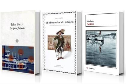 Tres novelas de John Barth: "La ópera flotante", "El plantador de tabaco" y "Sabático"