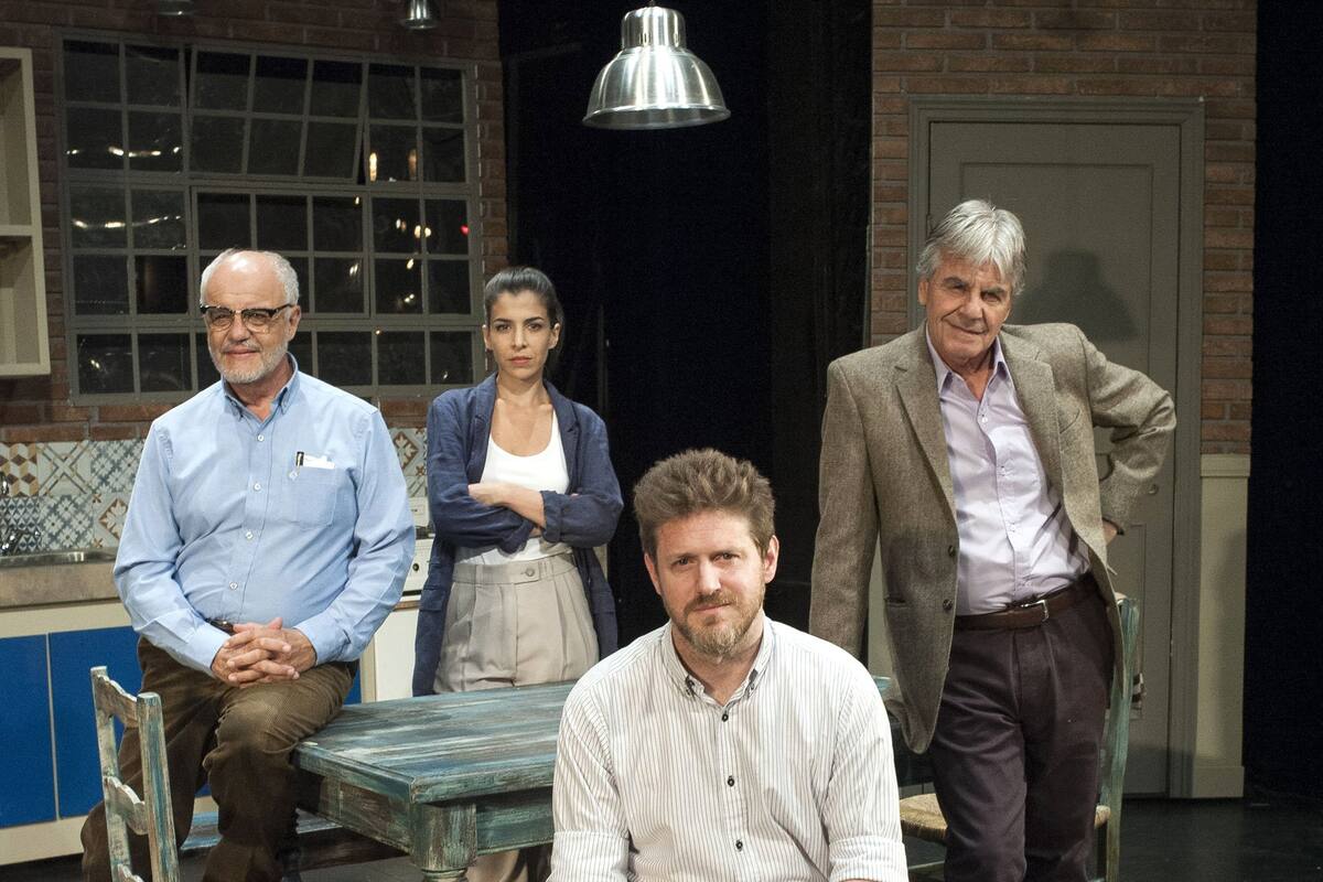 Tres protagonistas y un director: Juan Leyrado, Romina Fernandez, Raúl Rizzo y Lisandro Fiks