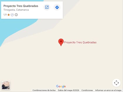 Tres Quebradas es un yacimiento de litio y complejo industrial ubicado en el salar homónimo en la provincia de Catamarca