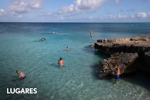 Tres Trapi, playita ideal para relajarse o practicar deportes acuáticos como buceo o snorkeling.