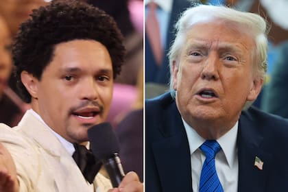 Trevor Noah y Donald Trump