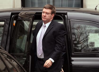Trevor Rees en 2008, en Londres, cuando se presentó como testigo en una nueva investigación a propósito de la muerte de Diana, princesa de Gales. (Photo by Peter Macdiarmid/Getty Images)
