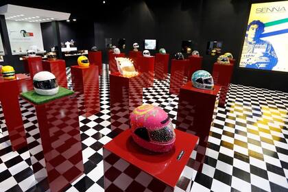 Tributo a Ayrton Senna en el Motor Show de San Pablo