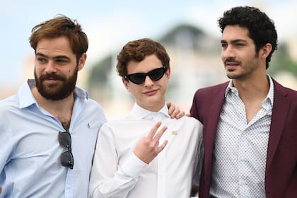 Trío protagónico: Peter Lanzani, Lorenzo Ferro y el Chino Darín