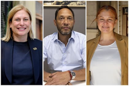 Tríptico Gisela Scaglia, Maximiliano Ferraro y Karina Banfi