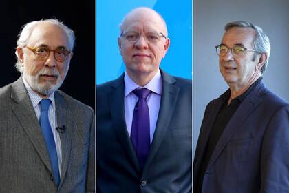 Triptico Santiago Kovadloff, Jorge Fernandez Díaz y Jorge Sigal