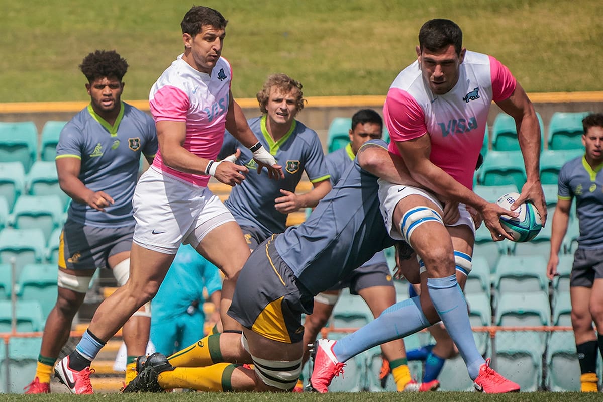 Triunfo de Los Pumas ante el combinado de Australia XV por 57 a 24.