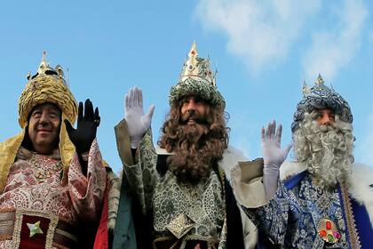 Según la tradición, los reyes magos eran tres: Baltasar, Melchor y Gaspar