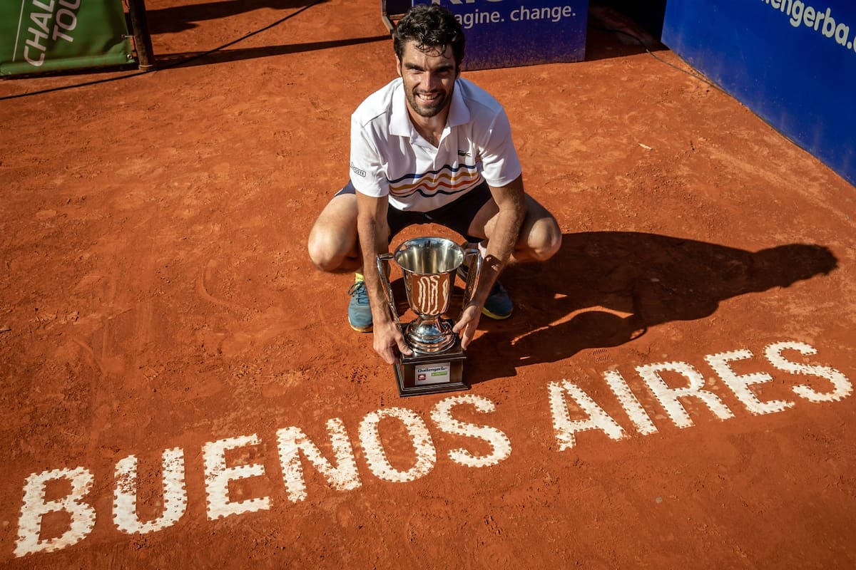 Trofeo en mano para Pablo Andújar, campeón en Palermo