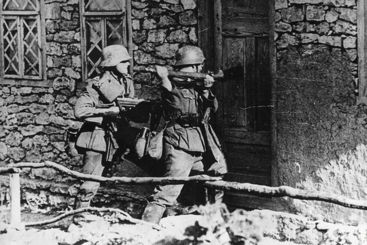 Tropas alemanas durante la Operación Barbarroja, en el verano de 1941.