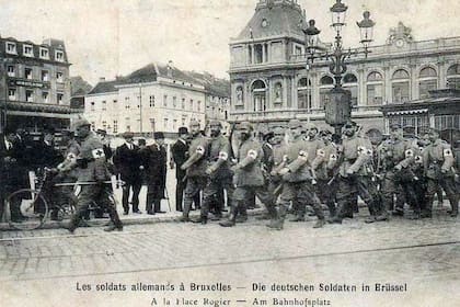 Tropas de ocupación del II Reich alemán en Bélgica