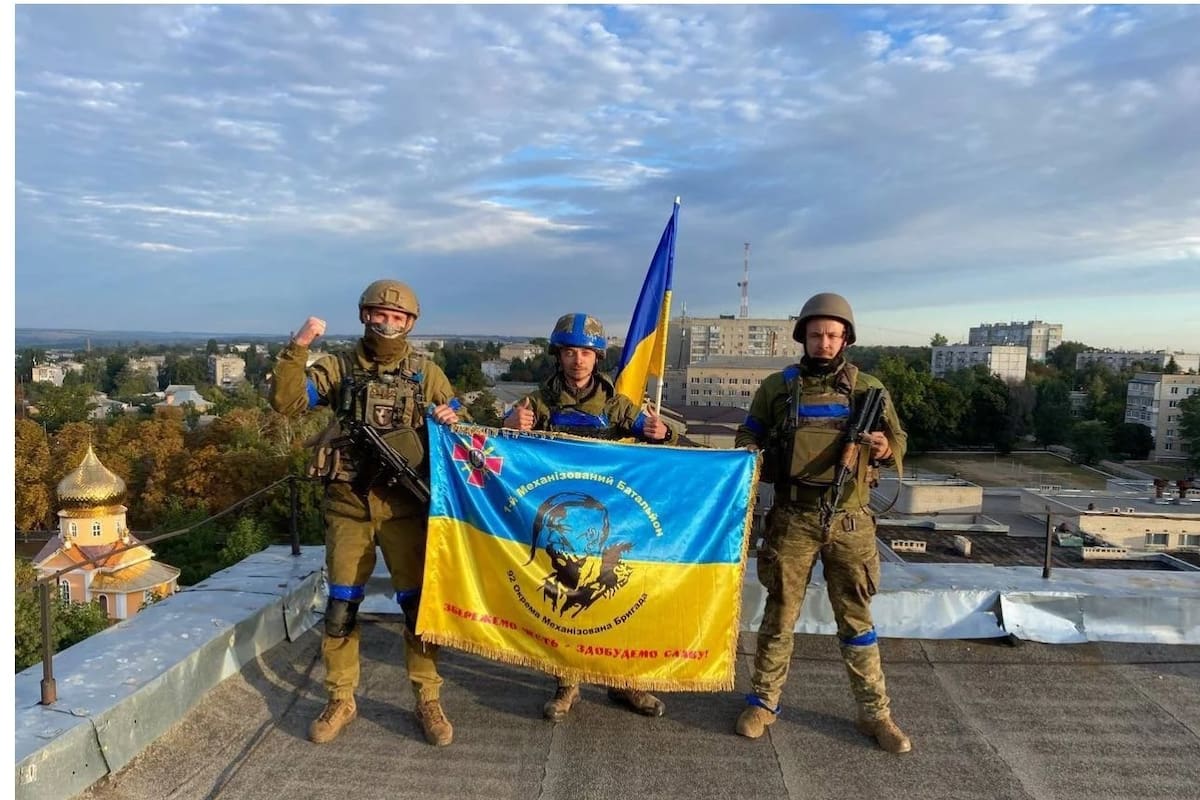 tropas ucranianas liberan la ciudad de Lyman