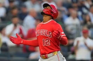 Trout pega jonrón por tercera vez en dos juegos; Angelinos disparan cinco vuelacercas y vencen a Yankees 7-1