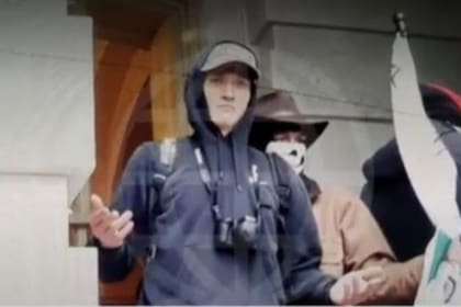 Troy Williams, de Lexington, Kentucky, fue arrestado por irrumpir el Capitolio de Estados Unidos el 6 de enero