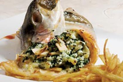 Trucha patagonica al plato