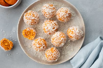 Trufas de calabaza especiada.