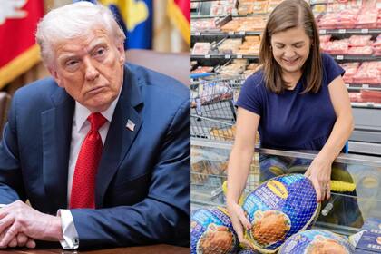 Trump afirmó que logró reducir los precios en EE.UU. y puso como ejemplo la canasta de Acción de Gracias de Walmart