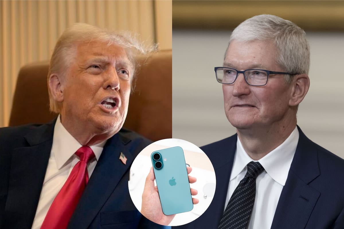 Trump amenazó con aranceles del 25% si Apple no traslada su cadena de producción a Estados Unidos