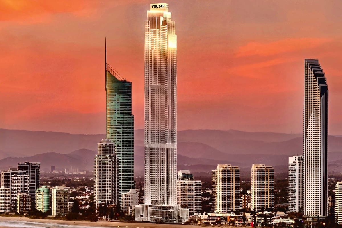 Trump anunció la construcción del edificio más alto de Australia .