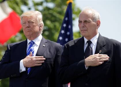 Trump considera a Kelly uno de sus funcionarios preferidos