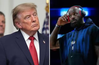 Trump mantiene su lista de "enemigos" y volvió a cargar contra una estrella de la NBA